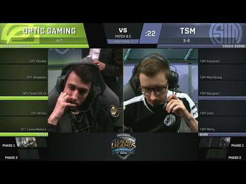 LCS NA Spring 2018 - OPT vs TSM - W6D2