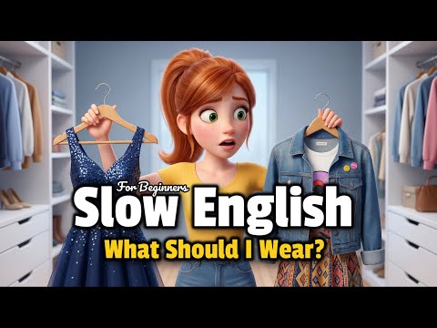 Emma get ready for a special event  👗 | Easy English Listening Practice (A2 Level)