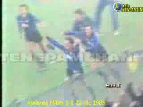 1985-86 15 Atalanta Milan 1-1 22 dic 1985 Simonini domenica sportiva