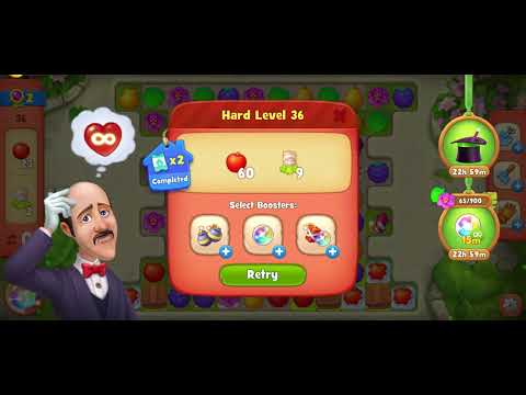 Golden Cup 10766 Stage 36 ▪︎ wasted my 30 mins unli life ☆ Gardenscapes by Anne