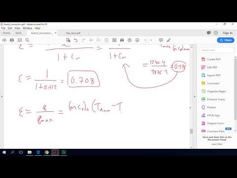 Heat Transfer Crash Course: Example exam problem: Heat exchanger effectiveness