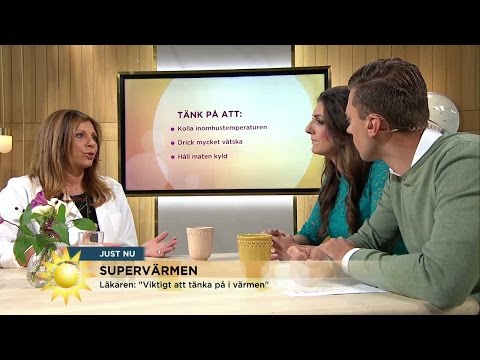 Värmeslag - så vet du att du drabbats! - Nyhetsmorgon (TV4)