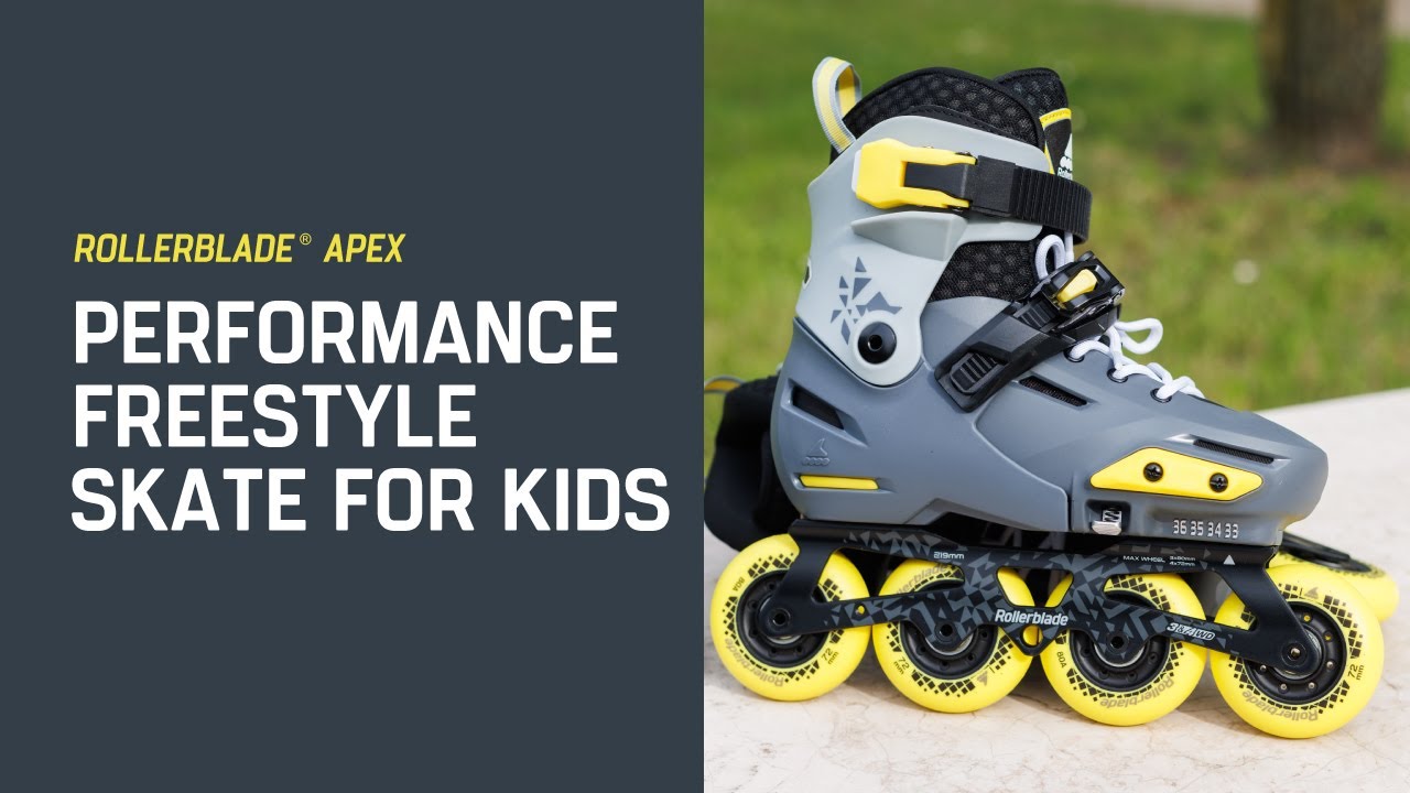 ROLLERBLADE Inline-Skates Apex Anthrazit/Gelb, 33-36