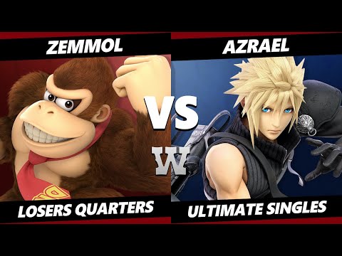 WANTED May Top 8 - Zemmol (Donkey Kong) Vs. Azrael (Cloud, Sephiroth) Smash Ultimate - SSBU