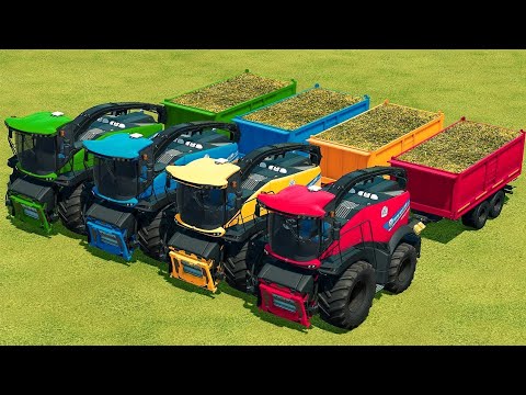 Make And Transport Chaff With New Holland Forage Harvesters - Farming Simulator 22