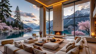 Relaxing Morning Jazz In The Cozy Lakeside Apartment Living Room - Jazz Instruments For Studying