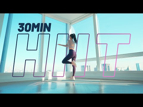 30 Min HIIT Workout at Home / No Repeats No Jumping No Talking