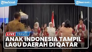 Anak-anak Indonesia Tampil di Qatar, Menari hingga Nyanyi Lagu Manuk Dadali