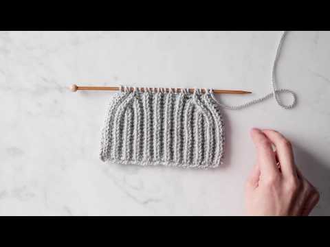 How To Knit The Brioche Right Leaning Decrease