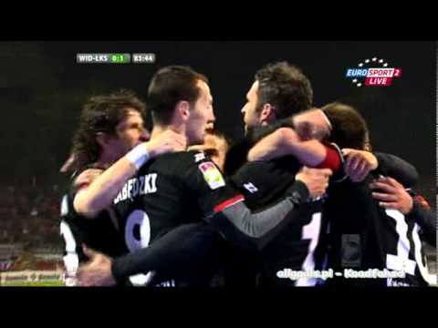 Widzew - ŁKS Łódź 0:1 [bramka Marcina Mięciela] EuroSport2.