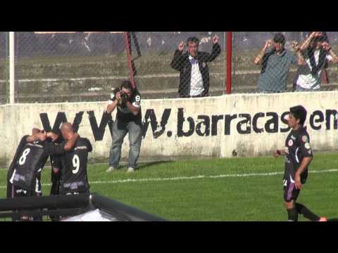 Tercer gol de Villa Dalmine ante Barracas Central