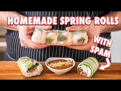 Vietnamese Fresh Spring Rolls That Anyone Can Make (2 Ways)