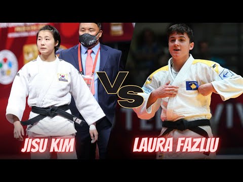 Jisu KIM  vs Laura FAZLIU  - Qazaqstan Barysy Grand Slam 2023- 柔道
