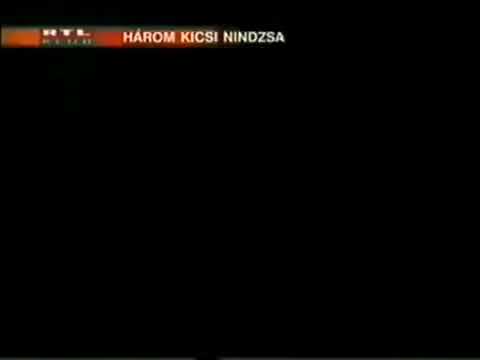 RTL Klub Három kicsi nindzsa reklám töredék és filmcím kiírása 2002.08.22.