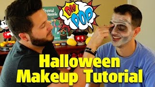 Halloween Makeup Tutorial: Haunted Mansion Ghost Host | DIS POP | 10/02/16