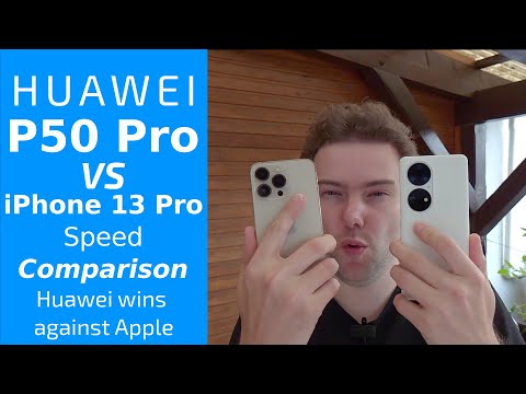 Huawei P50 Pro vs iPhone 13 Pro Speedtest - Huawei beats Apple
