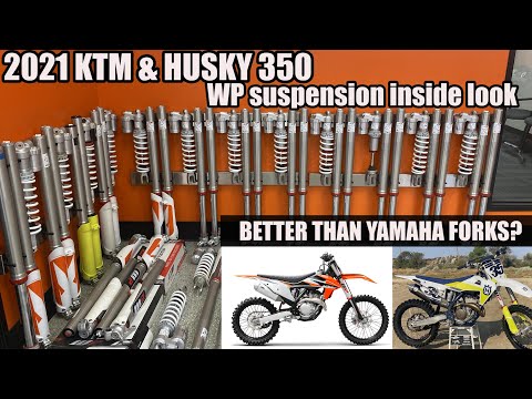 2021 KTM & Husqvarna WP AER Suspension/bike Test
