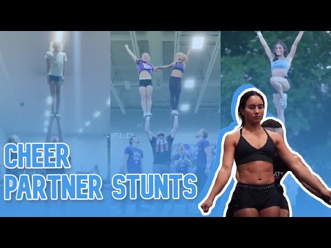 3 minutes of jaw dropping cheerleading partner stunts!