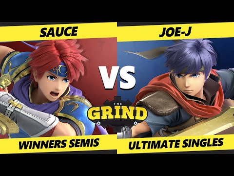 The Grind 123 Onine Winners Semis - SAUCE (Roy, Mario) Vs. Joe-J (Ike) Smash Ultimate - SSBU