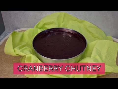 Cranberry Chutney - Cooking with dasa Goswami
