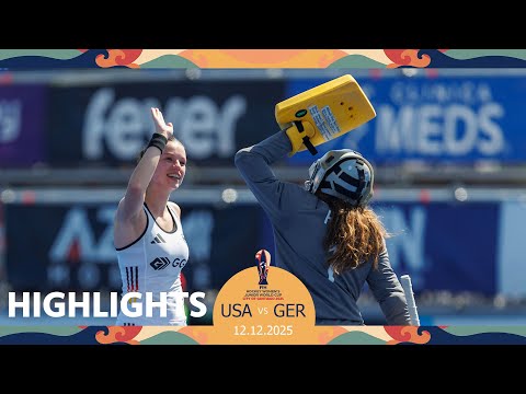 FIH Hockey Women's Junior World Cup 2025 Chile: Game 66, Highlights: United States vs Germany