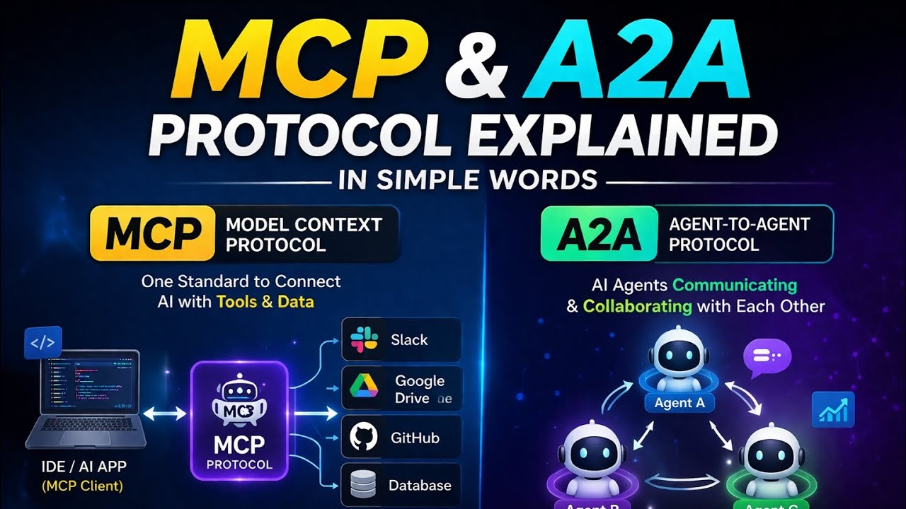 MCP vs A2A Protocol Explained Simply