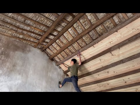 Old House Renovation Episode 36,the ceiling of the master bedroom has been done in the past few days