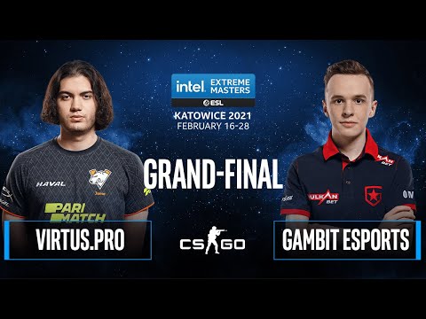 CS:GO - Gambit Esports vs. Virtus.pro [Train] Map 3 - IEM Katowice 2021 - Grand-Final