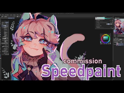 Aime Commission || Speedpaint [Clip Studio paint]