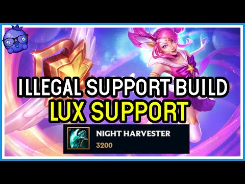 ALL THE AP! Lux Support - High ELO - League of Legends