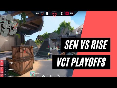SENTINELS vs RISE Highlights | VCT Stage 3 NA Challengers Playoffs | TenZ on Reyna