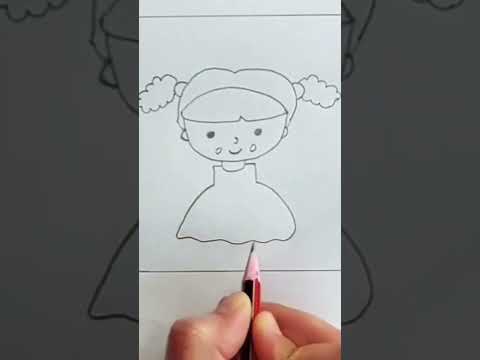 Easy girl drawing in Minecraft - perfect in 1 day!