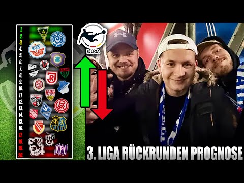 3. Liga Rückrunden Prognose 2025/26 🔴 Wer sind die Aufsteiger & wer die Absteiger?