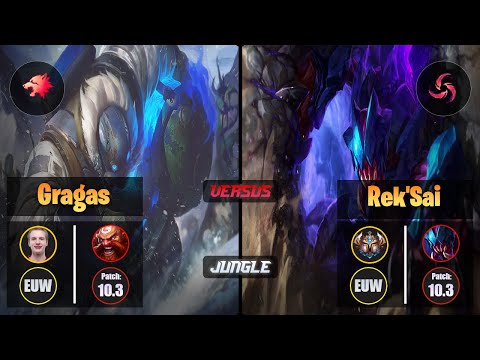 Jankos GRAGAS (Jungle) [Predator] VS REK'SAI - Challenger EUW Patch 10.3