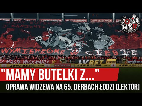 "MAMY BUTELKI Z..." - oprawa Widzewa na 65. Derbach Łodzi [LEKTOR] (16.09.2020 r.)