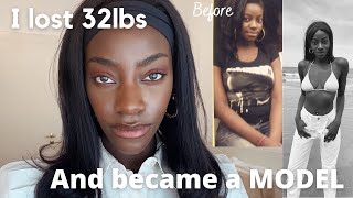 How I Lost Weight & Became a Model - My WEIGHT LOSS journey (healthy eating and weight loss tips)