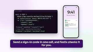 Notix: One API for Email, SMS and One-Time Codes