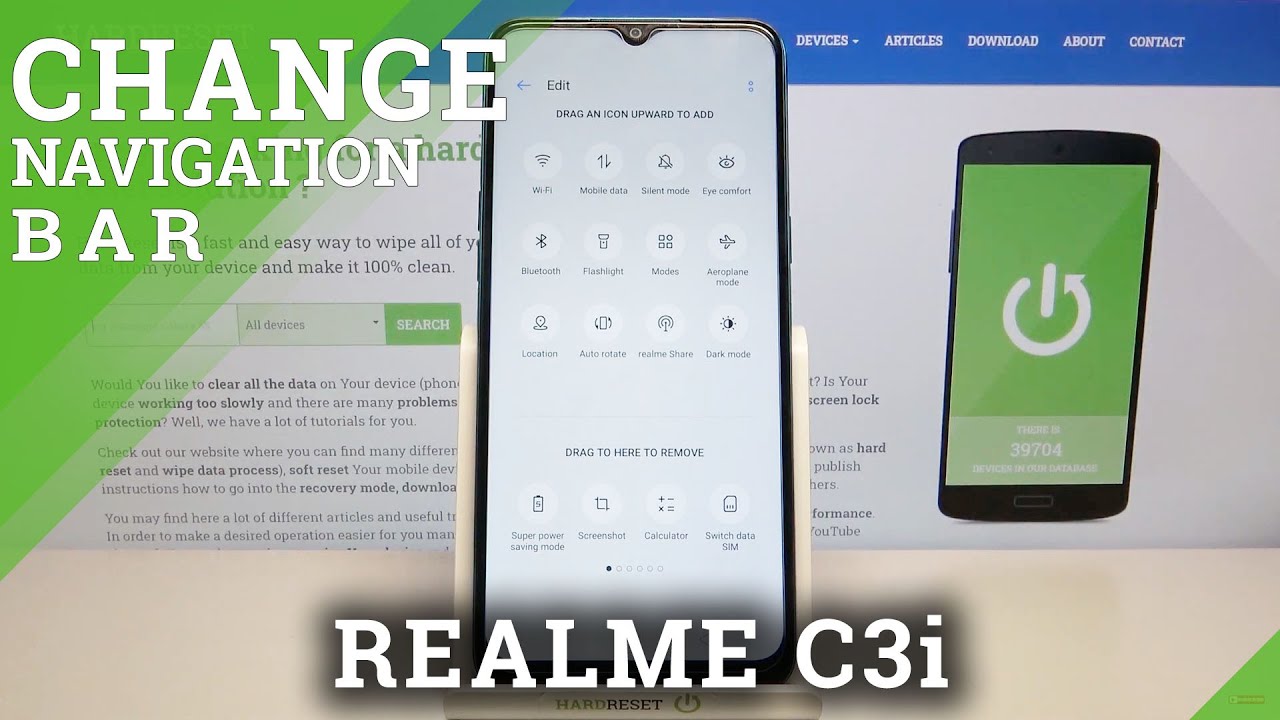 How to Change Notification Bar Icons on REALME C3i – Customize Notification Bar