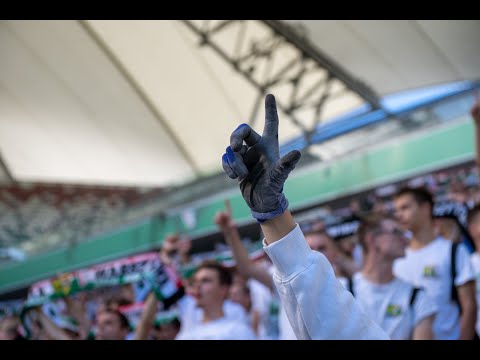 Oprawa kibiców na meczu Legii II z Olimpią Elbląg