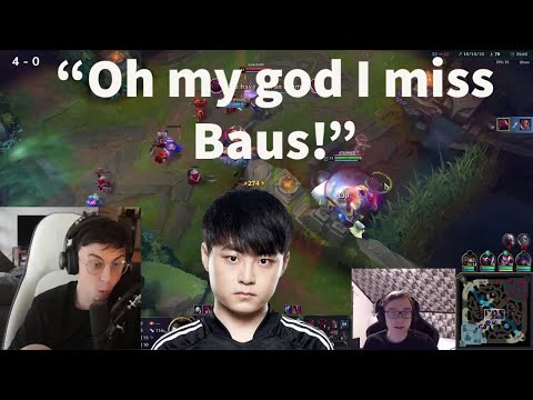 Caedrel Reacts To TheBausffs Carrying Showmaker As Sion Support!!