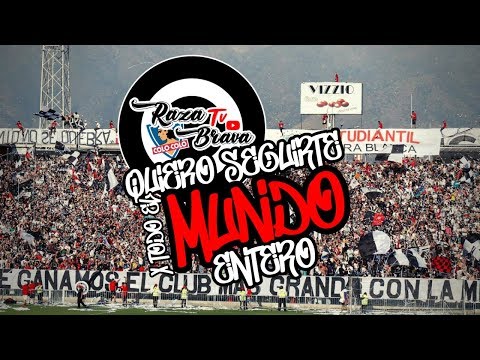 "QUIERO SEGUIRTE POR TODO EL MUNDO ENTERO - GARRA BLANCA (VIDEO LYRIC)" Barra: Garra Blanca • Club: Colo-Colo