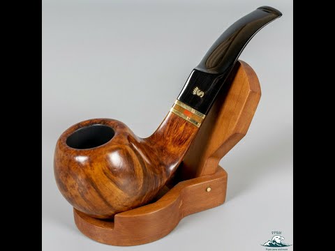 Sixten Ivarsson Designed Stanwell "De Luxe" Smooth Bent Saddle Stem (15) 9mm