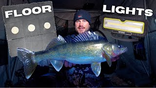 Ice Fishing Walleyes + Flipover Ice Shack Accessories