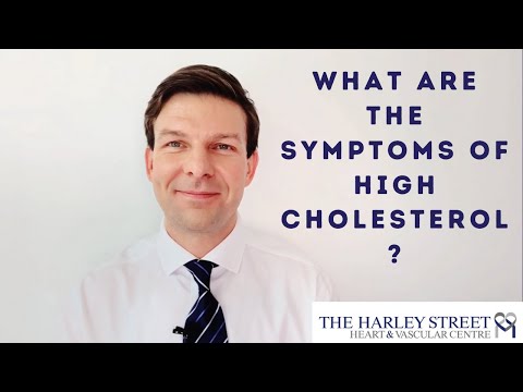 What are the symptoms of high cholesterol?