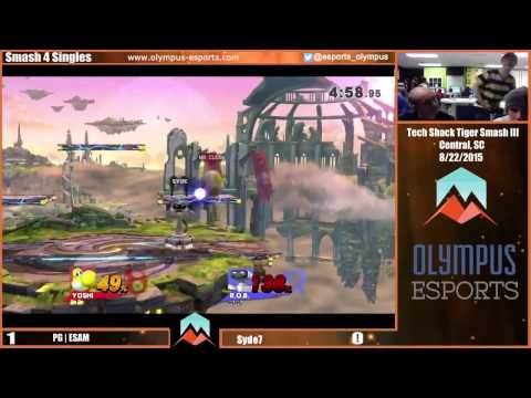 Tiger Smash III - PG | ESAM Vs. Syde7 - Smash 4 Winners Round 4