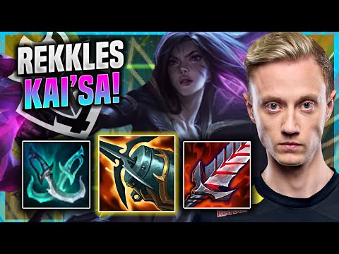 REKKLES IS A MONSTER AS KAI'SA IN DUO WITH CAPS! - G2 Rekkles Plays Kai'Sa ADC vs Aphelios! |