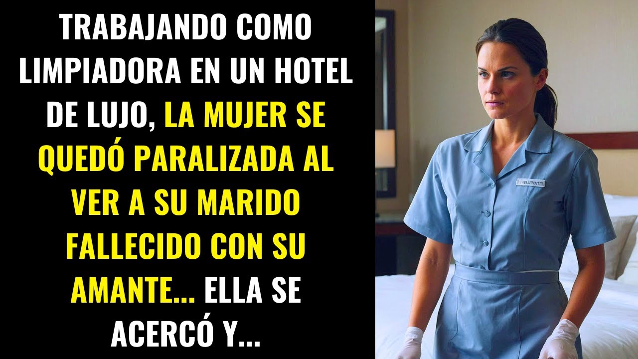 COMO LIMPIADORA EN UN HOTEL, LA MUJER QUEDÓ EN SHOCK AL VER A SU ESPOSO MUERTO CON OTRA...