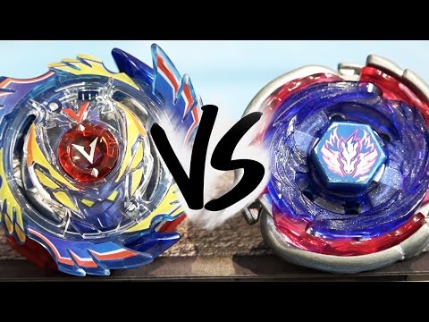 Beyblade BURST VS METAL FIGHT 4D Battle: God Valkyrie .6V.Rb VS Big Bang Pegasus F:D