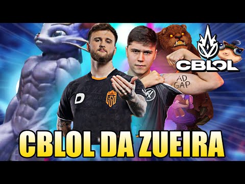 RANGER de YUUMI e FLUXO tentando DIVE NÍVEL 1 da SKT - CBLOL DA ZUEIRA
