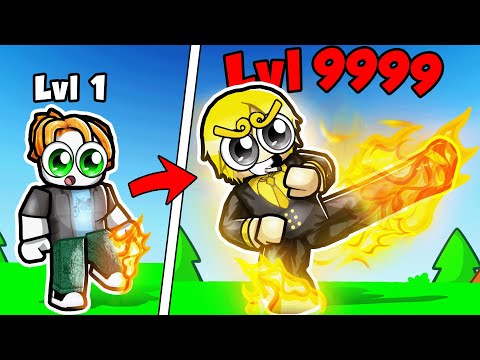 I Upgraded DARK STEP to become SANJI in Blox Fruits!